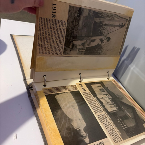 Scrap Book/Photo Album 1881-1928 newspaper clippings - Picture 3 of 5